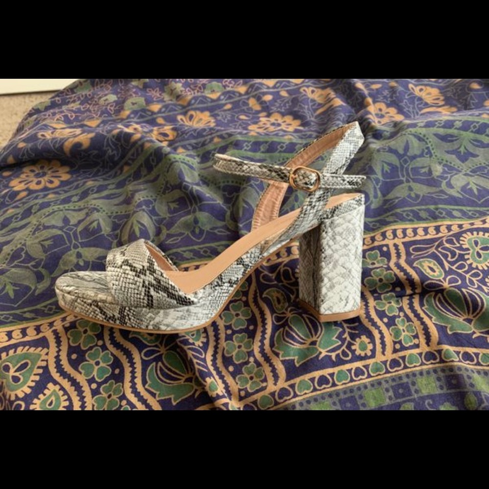 Snakeskin Heels